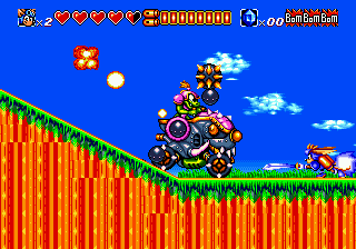 Sparkster (USA) In game screenshot